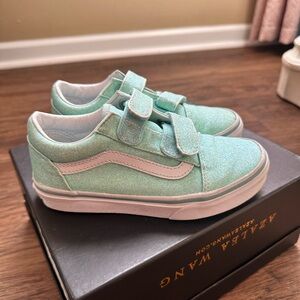 Vans kids glitter shoes
